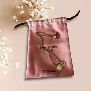 Kate Spade ‘Spot The Spade’ Pave Charm Pendant Necklace NWT